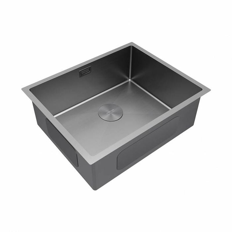 Кухонная мойка из нержавеющей стали Paulmark Next 58 Uni PM215844-MG матовый серый 580х440 мм