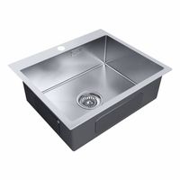 Кухонная мойка из нержавеющей стали Paulmark Kroner 59 PM215951-BS нержавеющая сталь 590х510 мм — 2