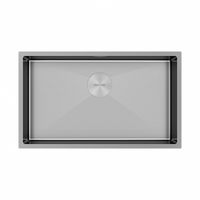 Кухонная мойка из нержавеющей стали Paulmark Next 74 Uni PM217444-BS брашированная нержавеющая сталь 740х440 мм — 1