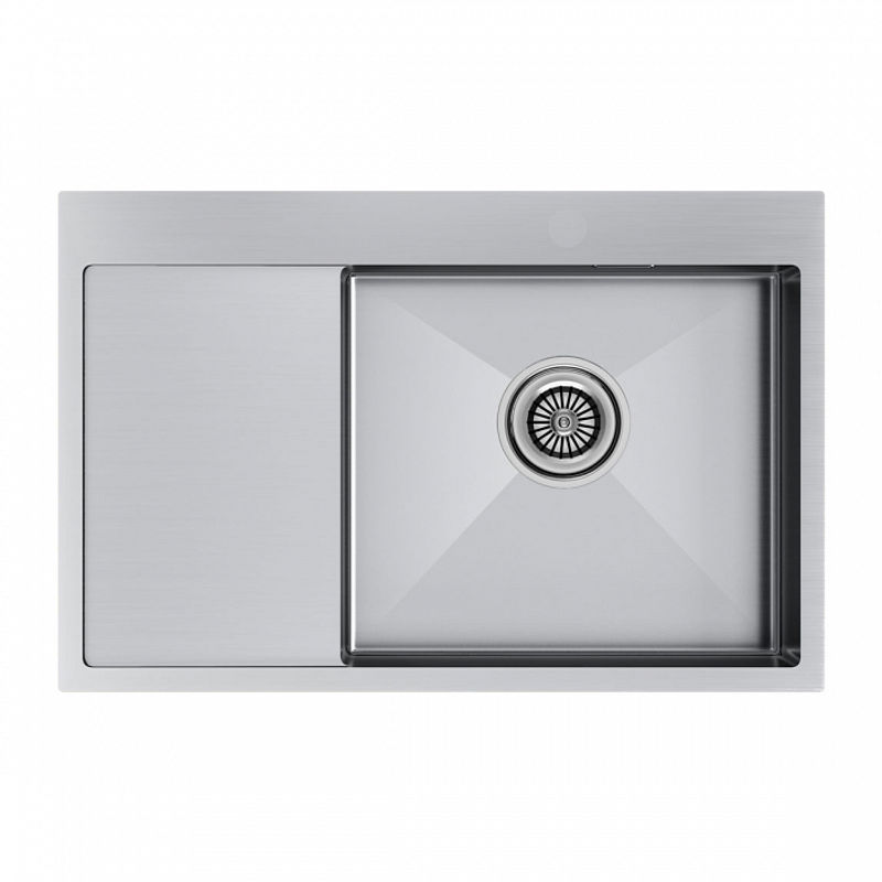 Кухонная мойка из нержавеющей стали Paulmark Kroner 78F PM217851-BSR брашированная нержавеющая сталь правая 780х510 мм Pau