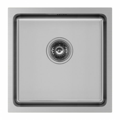 Кухонная мойка из нержавеющей стали Paulmark Lassan PM304444-BS брашированная нержавеющая сталь 440х440 мм