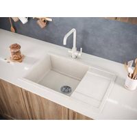 Кухонная мойка из искусственного камня Paulmark Flugen 60 из искусственного гранита PM317850-BE бежевый 780х500 мм — 3