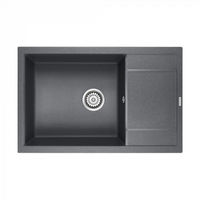 Кухонная мойка из искусственного камня Paulmark Flugen 60 из искусственного гранита PM317850-DG графит 780х500 мм — 1