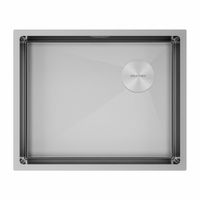 Кухонная мойка из нержавеющей стали Paulmark Next-Skew 54 Uni PM885444-BS брашированная нержавеющая сталь 540х440 мм — 1