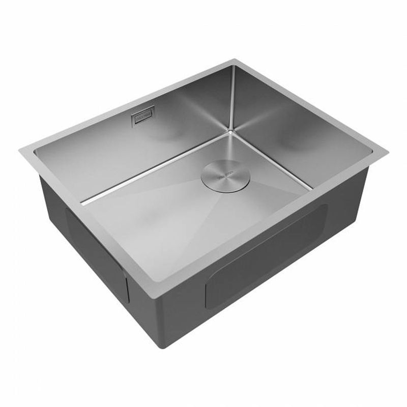 Кухонная мойка из нержавеющей стали Paulmark Next-Skew 54 Uni PM885444-BS брашированная нержавеющая сталь 540х440 мм