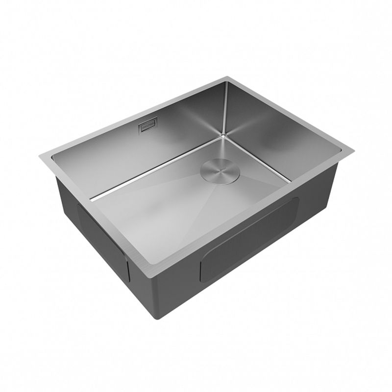 Кухонная мойка из нержавеющей стали Paulmark Next-Skew 58 Uni PM885844-BS брашированная нержавеющая сталь 580х440 мм