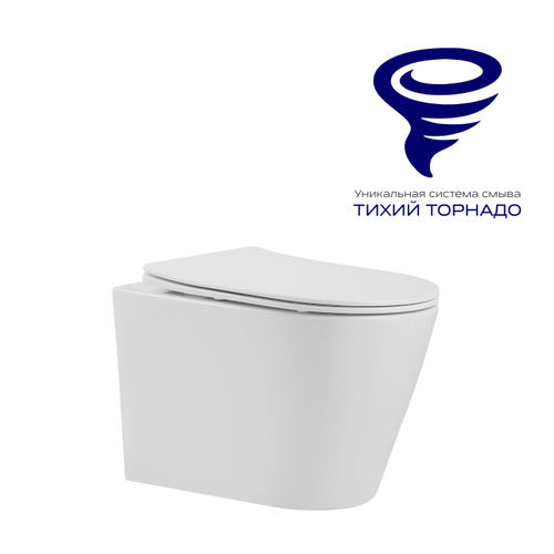 Подвесной унитаз PRATO Рим (торнадо) PR-2380A