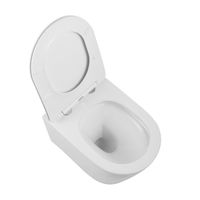 Унитаз подвесной с инсталляцией AlcaDrain (AlcaPlast) Prato Рим (торнадо) с инсталляцией AlcaPlast (AM101/1120+M570+M91) 5 в 1 белый — 4