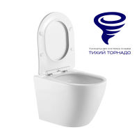 Унитаз подвесной с инсталляцией AlcaDrain (AlcaPlast) Prato Бьянко (торнадо) AM101/1120+M570+M91 5 в 1 белый — 3