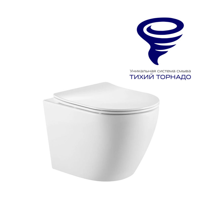 Унитаз подвесной с инсталляцией AlcaDrain (AlcaPlast) Prato Бьянко (торнадо) с инсталляцией AlcaPlast (AM101/1120+M578+M91) 5 в 1 черный матовый