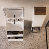 Тумба с раковиной PRATO Маре 70 + Бьюти с click-clak / 249 03-08070-20 00 БЕЛ+КР-70 — 4