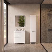 Тумба с раковиной PRATO Маре 80 + Бьюти с click-clak / 249 03-08080-20 00 БЕЛ+КР-80 — 3