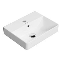 Раковина Kerama Marazzi PRO подвесная 40 с креплением / PROR.wb.40 белая глянцевая — 1