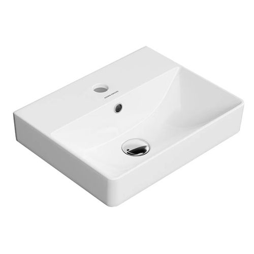 Раковина Kerama Marazzi PRO подвесная 40 с креплением / PROR.wb.40 белая глянцевая