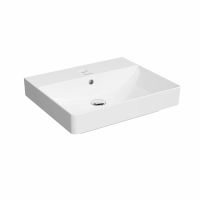 Раковина Kerama Marazzi PRO подвесная 50 с креплением / PROR.wb.50 белая глянцевая — 1