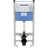 Инсталляция для унитаза Ideal Standard Prosys Frame 120 M с белой кнопкой смыва / R020467+R0121AC — 2