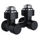 Узел нижнего подключения Royal Thermo Design угловой 1/2"х3/4" EK (черный) RANDU11234BL