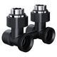 Узел нижнего подключения Royal Thermo Design угловой 1/2"х3/4" EK (черный) RANDU11234BL