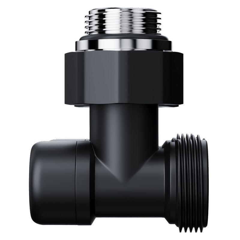 Узел нижнего подключения Royal Thermo Design угловой 1/2"х3/4" EK (черный) RANDU11234BL