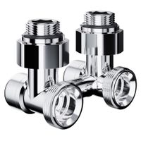 Узел нижнего подключения Royal Thermo Design RANDU11234CH угловой 1/2"х3/4" EK (хром) — 2