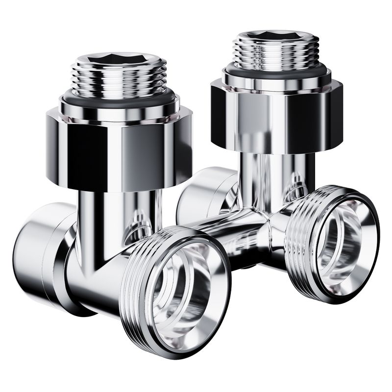 Узел нижнего подключения Royal Thermo Design угловой 1/2"х3/4" EK (хром) RANDU11234CH