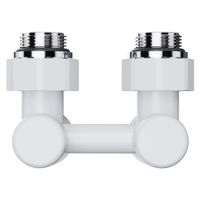 Узел нижнего подключения Royal Thermo Design RANDU11234WH угловой 1/2"х3/4" EK (белый) — 3