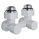 Узел нижнего подключения Royal Thermo Design угловой 1/2"х3/4" EK (белый) RANDU11234WH