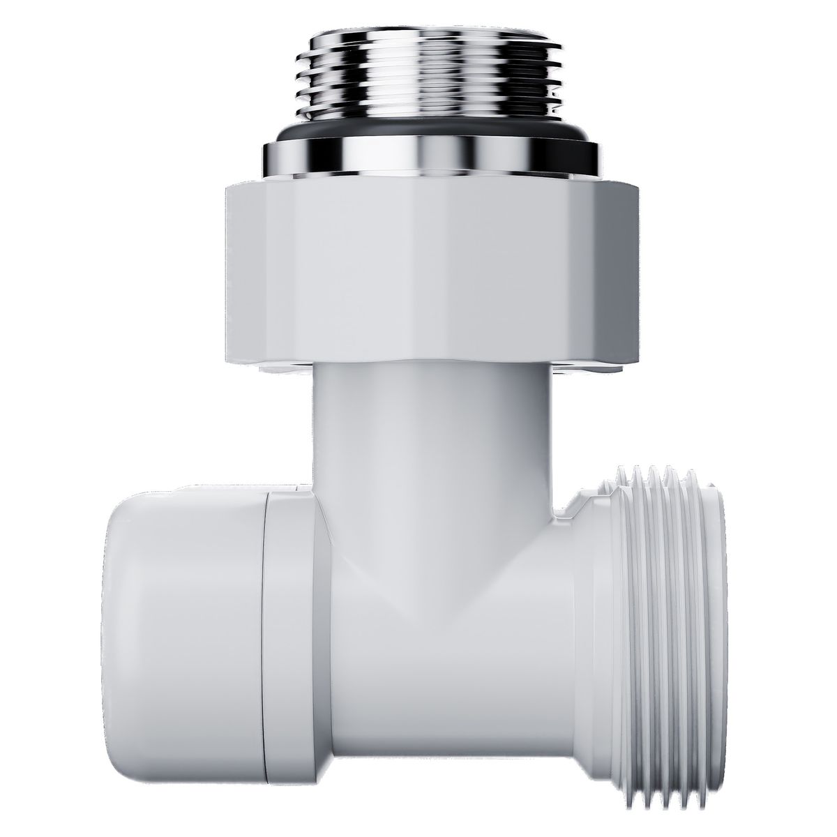 Узел нижнего подключения Royal Thermo Design угловой 1/2"х3/4" EK (белый) RANDU11234WH