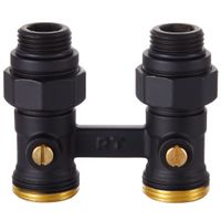 Узел нижнего подключения Royal Thermo RANPP11234BL прямой 1/2"×3/4" EK (черный) — 2