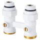 Узел нижнего подключения Royal Thermo прямой 1/2"х3/4" EK (белый) RANPP11234WH