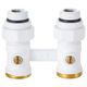 Узел нижнего подключения Royal Thermo прямой 1/2"х3/4" EK (белый) RANPP11234WH