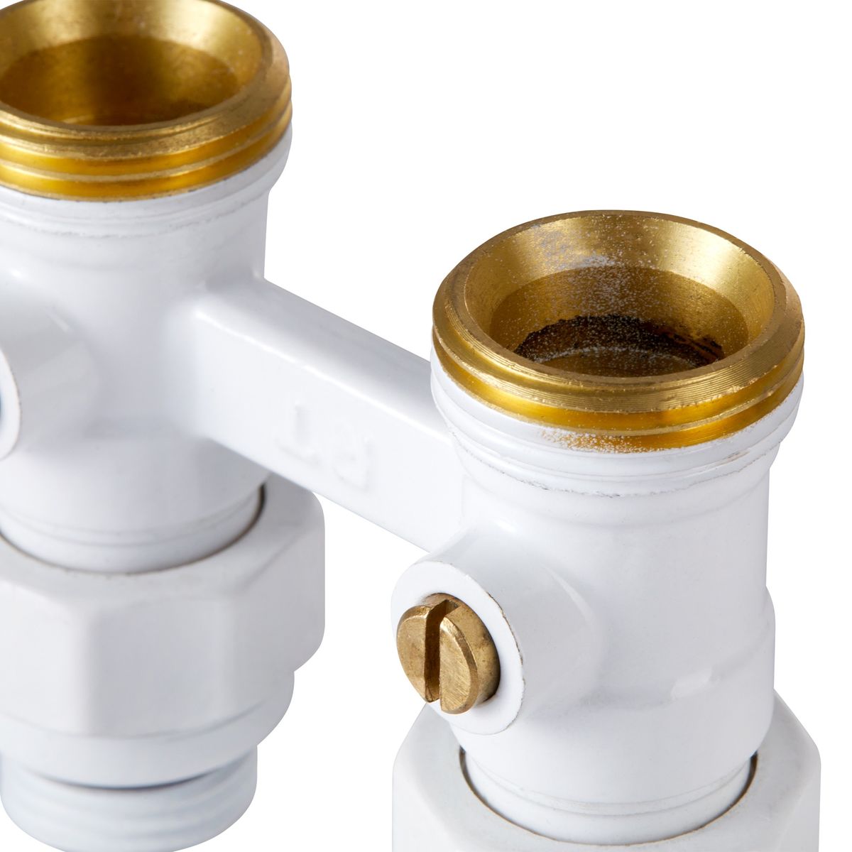 Узел нижнего подключения Royal Thermo прямой 1/2"х3/4" EK (белый) RANPP11234WH