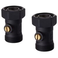 Набор нижнего подключения Royal Thermo RANPP13434BL прямой раздельный 3/4×3/4ЕК (черный) — 1