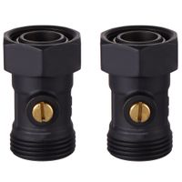 Набор нижнего подключения Royal Thermo RANPP13434BL прямой раздельный 3/4×3/4ЕК (черный) — 2