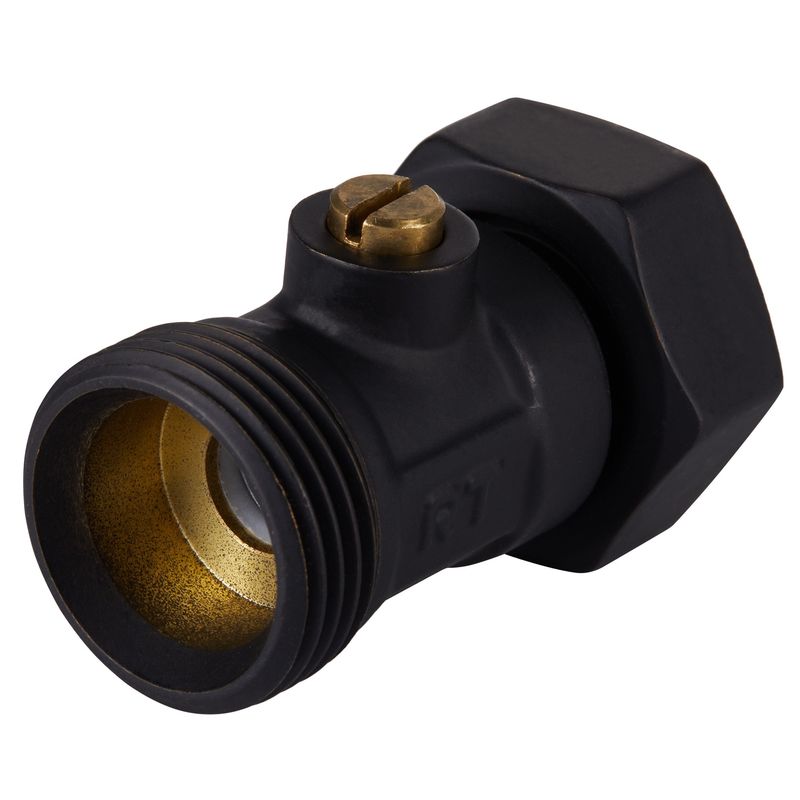 Набор нижнего подключения Royal Thermo прямой раздельный 3/4х3/4ЕК (черный) RANPP13434BL