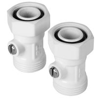 Набор нижнего подключения Royal Thermo RANPP13434WH прямой раздельный 3/4×3/4ЕК (белый) — 1