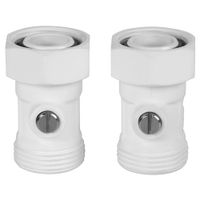 Набор нижнего подключения Royal Thermo RANPP13434WH прямой раздельный 3/4×3/4ЕК (белый) — 2