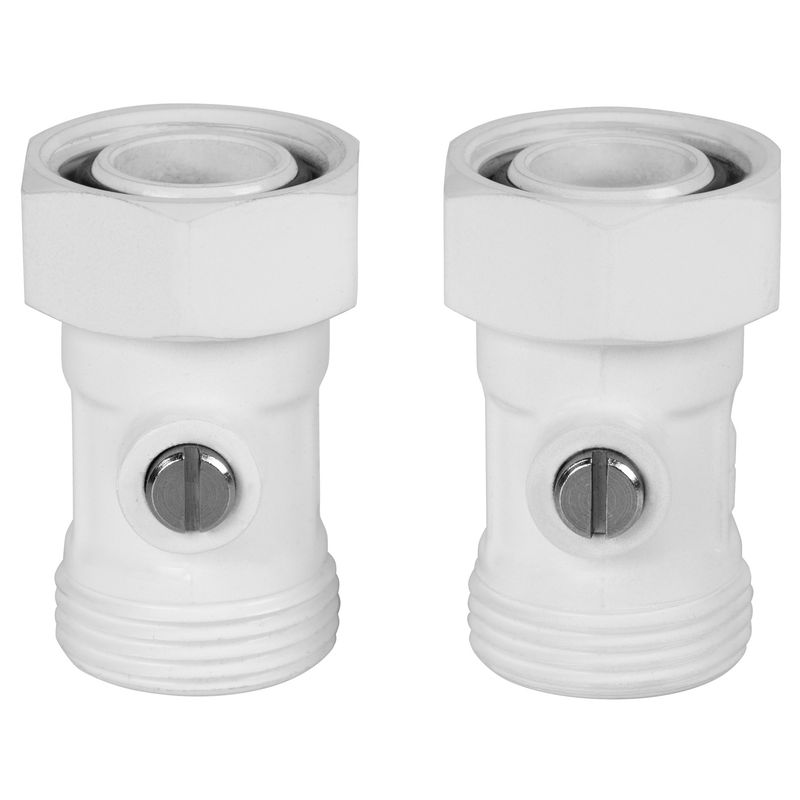 Набор нижнего подключения Royal Thermo RANPP13434WH прямой раздельный 3/4×3/4ЕК (белый)