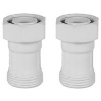 Набор нижнего подключения Royal Thermo RANPP13434WH прямой раздельный 3/4×3/4ЕК (белый) — 3