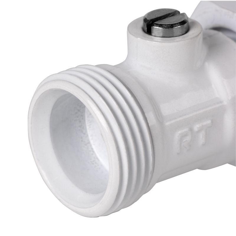 Набор нижнего подключения Royal Thermo прямой раздельный 3/4х3/4ЕК (белый) RANPP13434WH