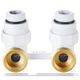 Узел нижнего подключения Royal Thermo угловой 1/2"х3/4" EK (белый) RANPU11234WH