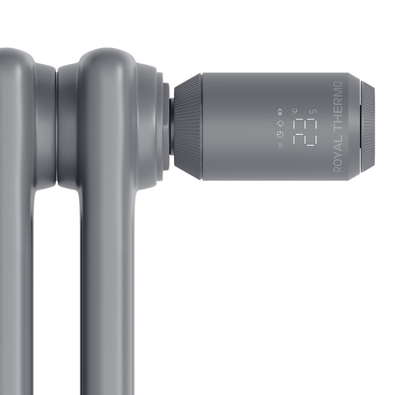Термостат радиаторный электронный Royal Thermo Smart Heat 2.0, серебристый RATESH23015SS