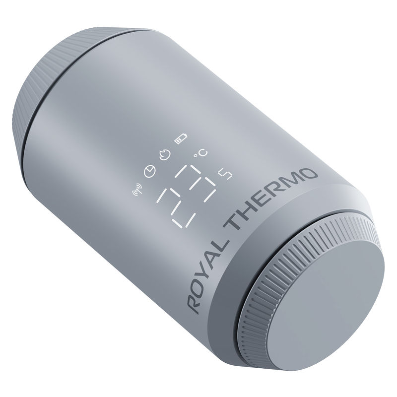 Термостат радиаторный электронный Royal Thermo Smart Heat 2.0, серебристый RATESH23015SS