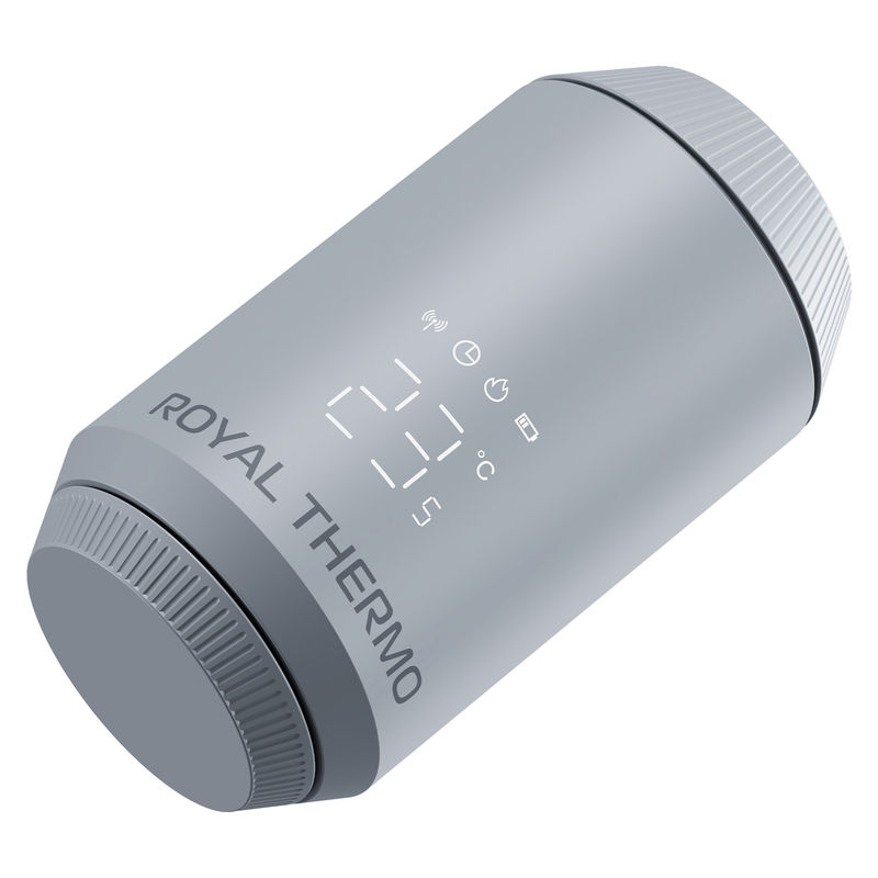Термостат радиаторный электронный Royal Thermo Smart Heat 2.0, серебристый RATESH23015SS
