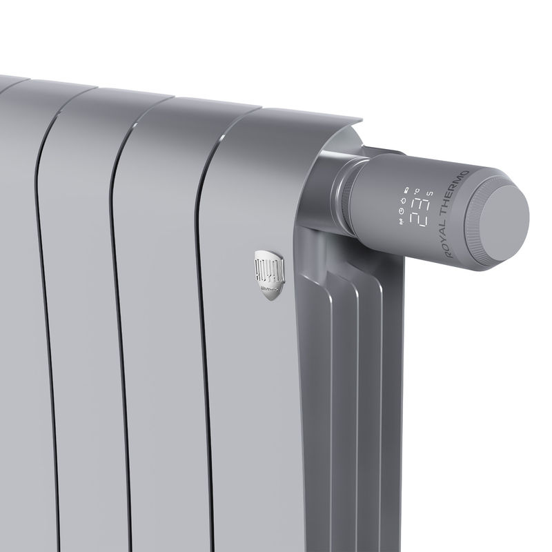 Термостат радиаторный электронный Royal Thermo Smart Heat 2.0, серебристый RATESH23015SS