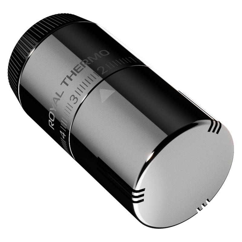 Термоголовка жидкостная Royal Thermo Design М30х1,5 (хром) RATHDN13015CH