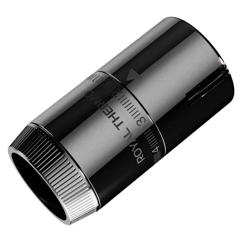 Термоголовка жидкостная Royal Thermo Design М30х1,5 (хром) RATHDN13015CH