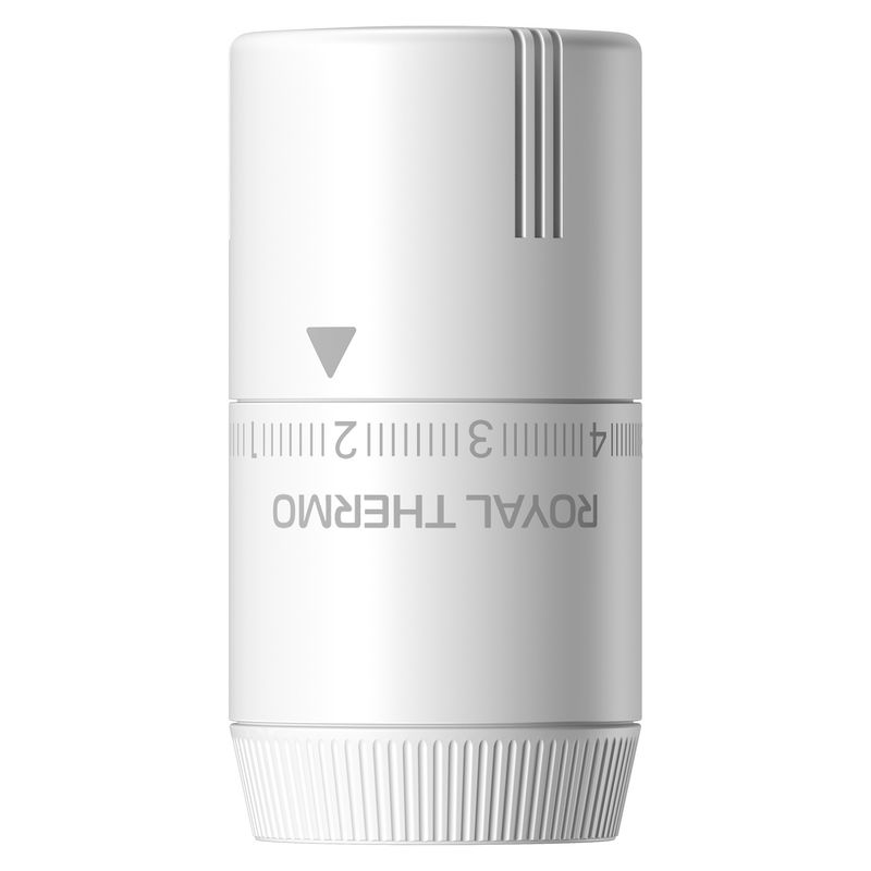 Термоголовка жидкостная Royal Thermo Design М30х1,5 (белый) RATHDN13015WH