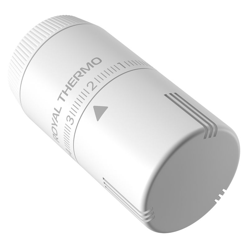 Термоголовка жидкостная Royal Thermo Design М30х1,5 (белый) RATHDN13015WH
