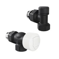 Набор термостатический осевой Royal Thermo Design 1/2"М30х1,5 (Черный) RATVDO11212BL — 2